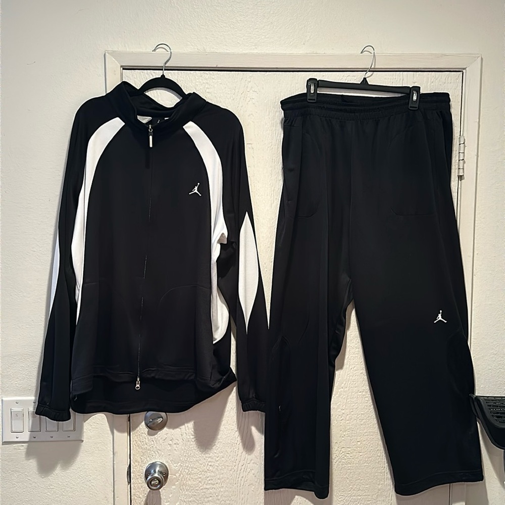 Vintage Nike Track Suit. XXL Black and White. - Picture 1 of 1